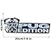 Lusebiy Dog Edition Car Badges, 3D Pug Emblem, Universal Fit, Automotive Decals, Fun Animal Decor, Car Truck Rv Boat Exterior Decoration