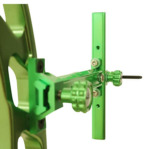 Accesorio de mira ajustable de aluminio CNC con anillo para arco recurvo 7