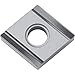 Kyocera CNGG 432R TN620 Grade Uncoated Cermet, 0 Degree, Diamond, Negative Rake Angle, Right-Hand Turning Insert for Light Interruption and Medium in (P) Carbon/Alloy Steel (10 Pieces)