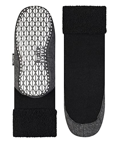 FALKE Unisex Stoppersocken Cosyshoe M Hp Wolle rutschhemmende Noppen 1 Paar, Schwarz Black 3000, 41-42 – Ansicht 6