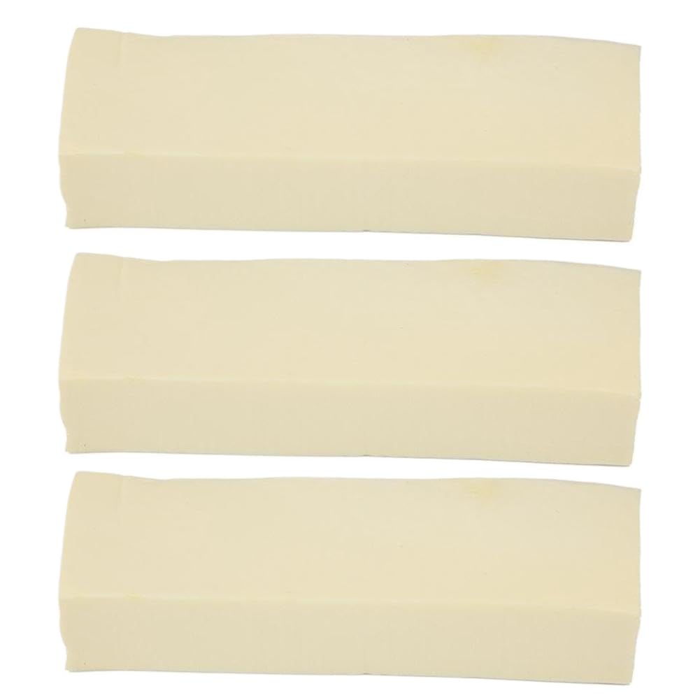 3 Stücke Auto Multifunktionale PVA Super Absorbent Reinigungsschwamm Block Waschwerkzeuge(Yellow)