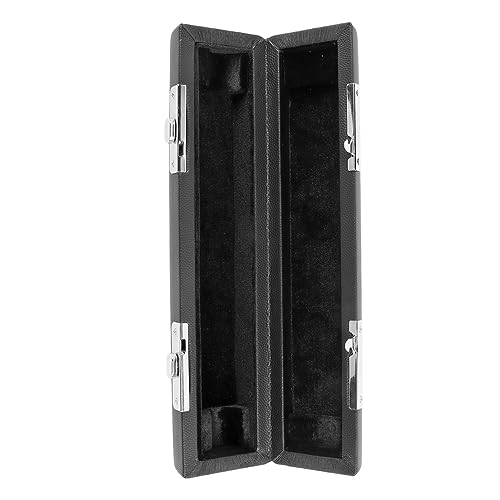 Piccolo Case, Black Leather Piccolo Storage Case with 16 Holes, Portable & Stylish, Multifunctional for Flutes & Accessories - Image 3