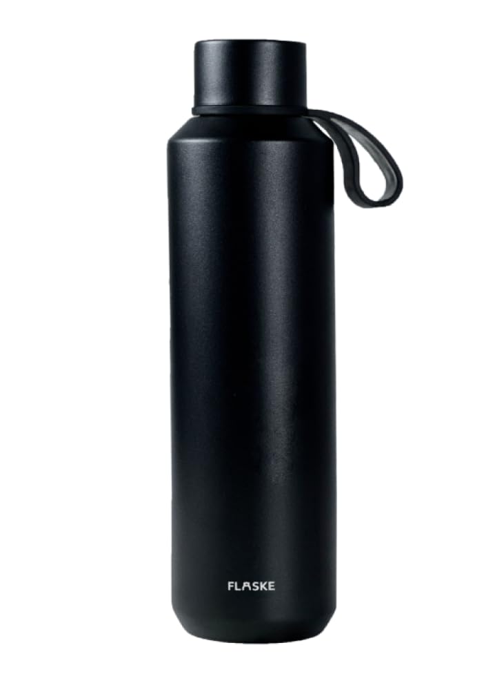 FLASKE Botella Evo - Noche - Botella de acero inoxidable - Apto para botellas de agua, termo y termo