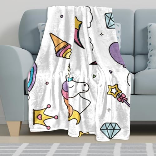 Couverture de la licorne plaid chaude et douce enfant - 6