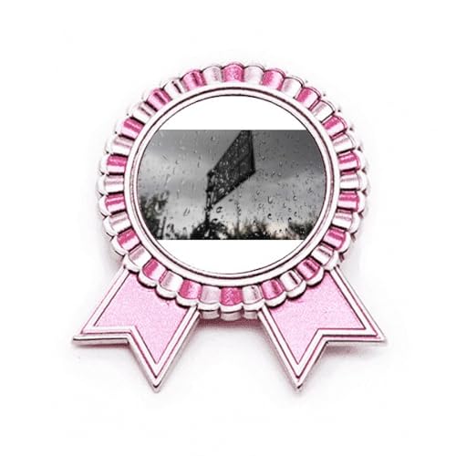 Broche rose In The Rainy Day en métal taille M pour accessoire photographie