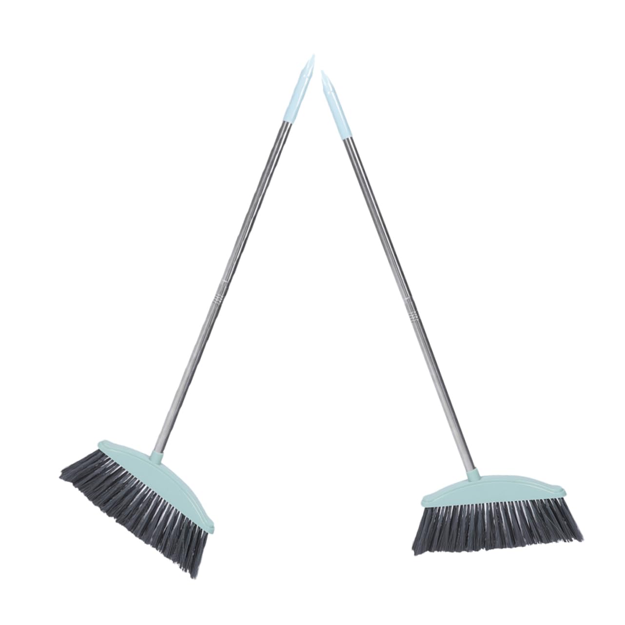 ULDIGI Portable House Cleaning Broom Large Broom Thick Broom Handle Stiff Bristles