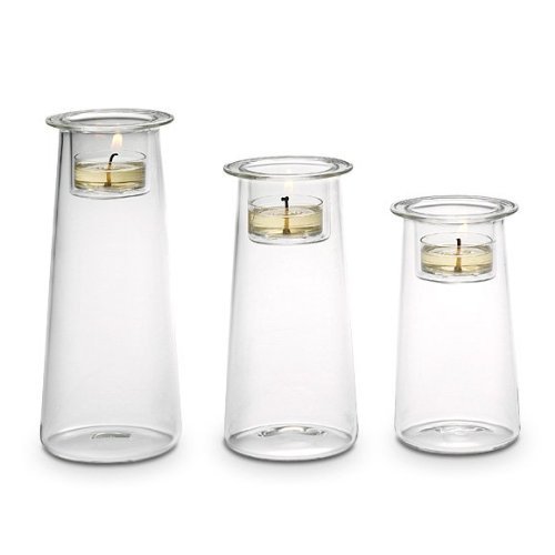 ONE Partylite Symmetry Trio Candle Holder Set by Partylite Amazon.in