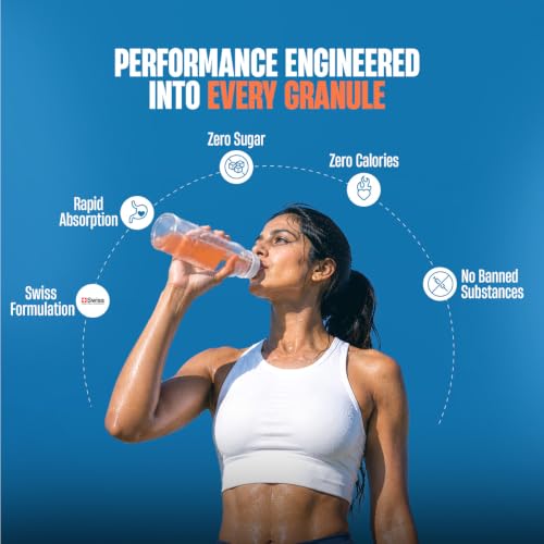 Image of Fast&Up Reload Salts | High Sodium Electrolyte Drink Mix | 900mg Sodium | Zero Sugar, Zero Calories| 5 Electrolytes - Potassium, Magnesium, Calcium & Chloride | Instant Hydration | Vegan, No Preservatives | (15 Sachets, Orange)