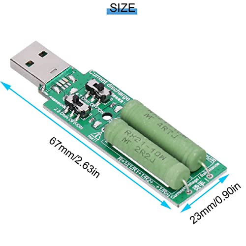 Image of 3 pcs USB Load Tester Resistance Module 5V1A /2A /3A Power Bank Discharge Resistor Switchable Load Resistance Discharging Ageing Resistance Electronic Load Detector