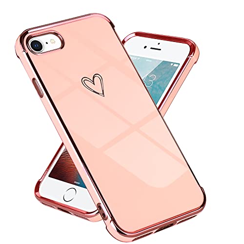 La custodia per iPhone 7/iPhone 8/iPhone SE2020 è realizzata in materiale siliconico flessibile di alta qualità e protegge perfettamente il tuo telefono da graffi, urti, cadute e altri danni quotidiani.