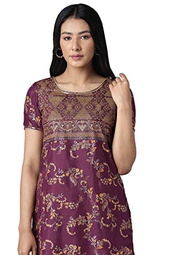 Image of Aurelia Women Polyester Kurta & Palazzo