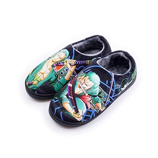 Roffatide anime zapatillas de espalda abierta con los dedos cerrados inexistentes zapatillas interiores femeninas zapatos de peluche para hombres 46-47 | Ya disponible en tu tienda friki favorita! En mundofriki.es!