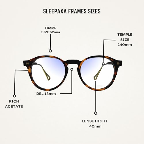 Image of Mosaic Brown Derby FL41 Tinted Blue Block Migraine Glasses for Migraine, Light Sensitivity, and Photophobia Relief