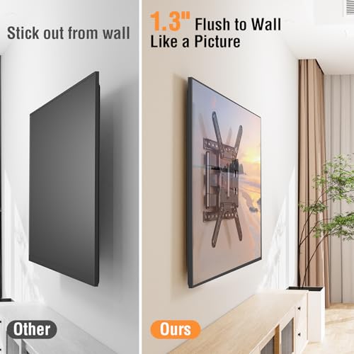 Elived Ultra Slim Tv Wall Mount For Most 26-60 Inch Tvs, Low Profile Wall Mount Tv Bracket thumb #1