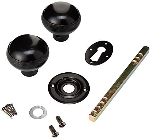 Sterling SRL8BK Rim Knob Sets Black Set of 2 Piece
