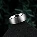 King Will Titanium Wedding Band for Men Women-7mm Width Pure Titanium Wedding Ring Brushed and Matte Design Comfort Fit Size (8.5)