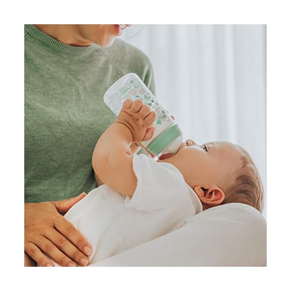 Suavinex Symetrique Sx Pro L Memories Babyflasche, 360 ml, Blau – Bild 10