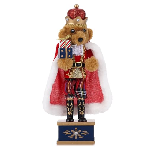 VorFor Nussknacker Figur Puppe,28cm Nussknacker,Weihnachtsdeko...