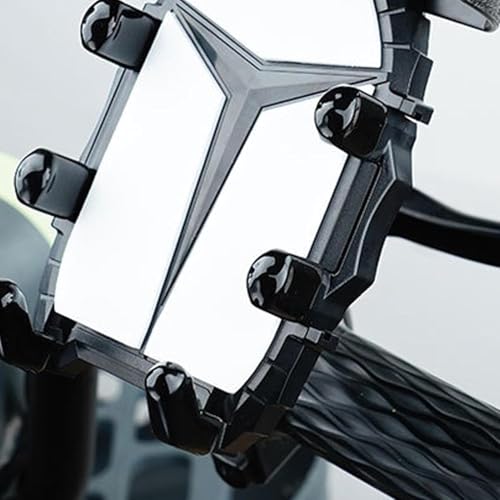 Image of Mirror Fit Mobile Holder for scooty /Scooter /Bike /Motorcycle with One Click Button Controlled Phone Mount,Mobile Holder for Bike Ideal for Maps and GPS Navigation with Auto Locking,Firm Grip