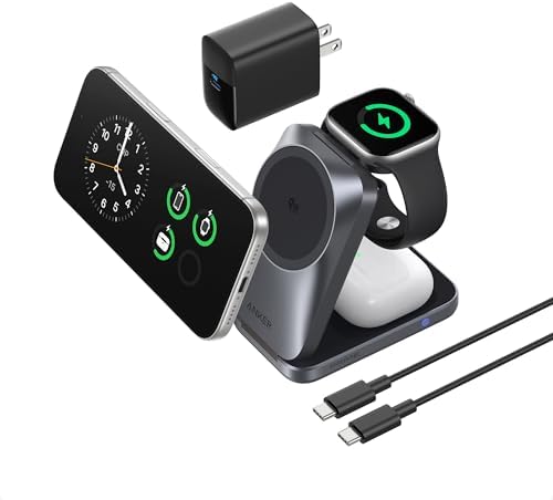 Anker Prime Estación de Carga Inalámbrica 3 en 1 y Cargador USB C miniatura 6