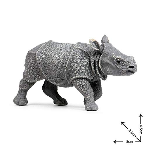 Modélisation jouet ornements de rhinocéros et hippopotame faune - 4