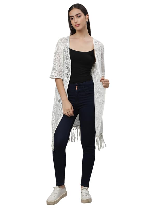 unaone Women Cotton Graphical Lace Cover Up Shrug Cardigan BZZ-UNSRG-619-BrfJL-picture-28