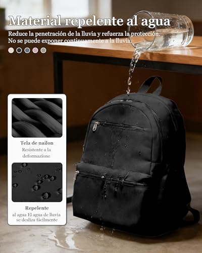 Mochilas escolares adolescentes con compartimento para portátil y protección impermeable 6