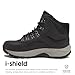 HI-TEC Altitude VI I WP Leather Waterproof Men's Hiking Boots, Work Boots for Men, Outdoor Trekking Trail and Backpacking Shoes with Michelin Rubber Outsoles - Black, 15 Medium