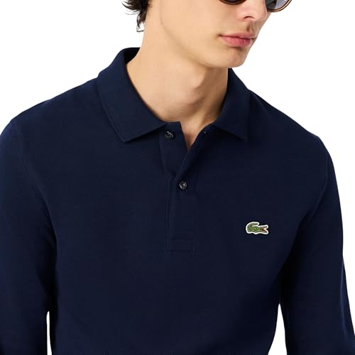 Lacoste Men's Long Sleeve Classic Slim Fit Pique Polo2