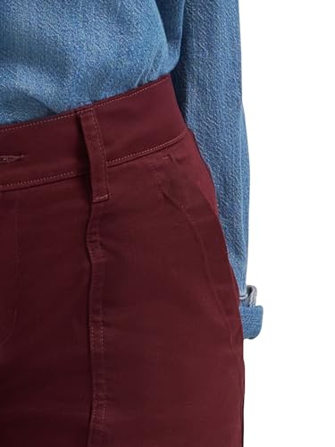 Lee Women's Ultra Lux Comfort with Flex-to-Go Utility Pant, Burgandy Wine4