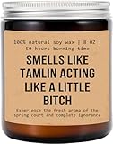 Tamlin 'Little Bitch' Acotar Acomaf A Court of Thorns and Roses Merch Candle - Velaris Book Lover Gift