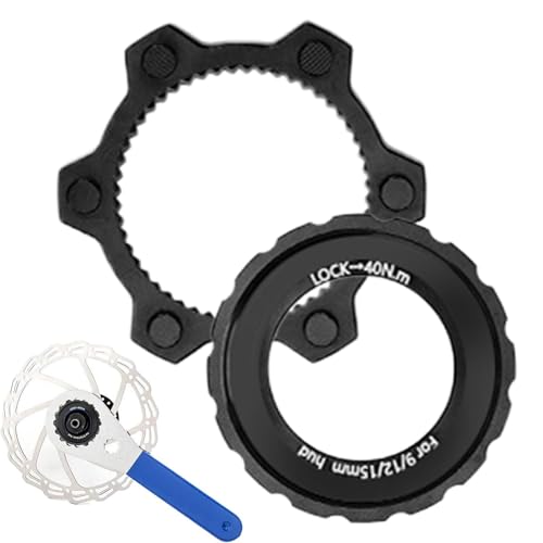 HunicandIU Adaptador De 6 Pernos A Centerlock - Adaptador De Centerlock A 6 Tornillos - Piezas De Frenos Para Ciclismo Viajes Camping Deporte Aire Libre Senderismo Picnic Deportes Exteriores