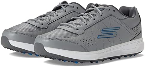 Skechers Men's Go Prime Relaxed Fit Spikeless Golf Shoe Sneaker, Gray/Blue, 10 | Image 3
