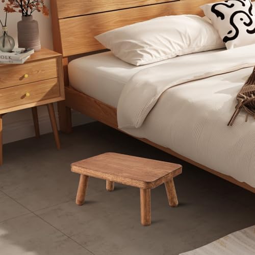 Jujiafu Wooden Step Stool Anti-Slip Step Stools For Adults Heavy Duty Stepping Stool Kitchen Step Stool For Adults One Step Stool For Office thumb #4