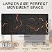 Desk Pad, Abstract Gold Honeycomb Hexagons Technology Large Gaming Mouse Pad,Desk Mat for Keyboard and Mouse with Stitched Edges and Non-Slip Rubber Base for Work Game Office Home 35.4x15.7in
