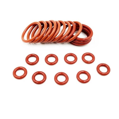 �V���R�[�� O �����O�V�[�����b�V���[ VMQ O �����O�z�ǎ֌��Ԃ̃K�X�P�b�g���x CS1/1.5/2/2.4/3.1(VMQ Ring 20pcs,OD 4mm CS1mm)