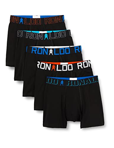 CR7 CRISTIANO RONALDO CR7 5-Pack Boy's Cotton Trunk Baadores Ajustados Cover
