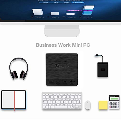 Beelink BT3 Pro II Mini PC Intel Atom x5-Z8350 Processore DDR3 da 4GB/64GB 3D EMMC/Dual Band WiFi/Intel HD Graphics / 4K /HDMI + VGA Doppio Display Windows 10 Mini PC