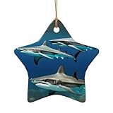 stampa di squali martello ornamenti divertenti per adulti scambio regalo per donne uomini colleghi mamma