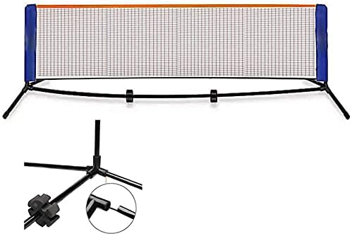 DYJD Badminton Net, Tennis Net, Volleyball Net 3-6 M Portable All-In-One Combination Net, for Kids and Adults, for Inside, Outside, Garden, Beach,3.1m