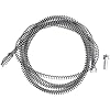 FTVOGUE Drain Snake Clog Remover Drain Cleaner Auger Spring Cable 16mm Manganese Steel Flexible Bendable for Bathroom Kitchen Sink Toilet Plumbing (5m / 16.4ft)
