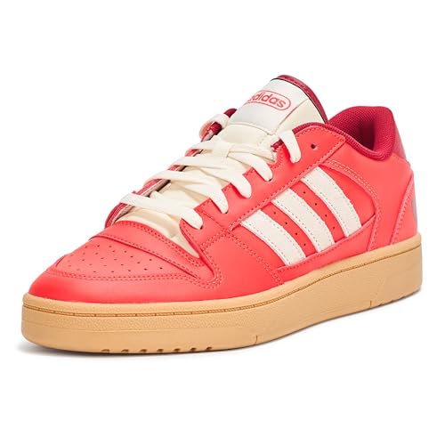 adidas Women's Break Start Sneaker, Bright Red/Cream White/Supplier Colour, 9.5