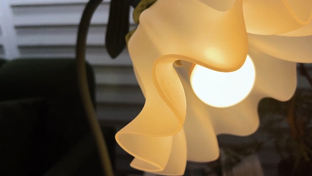 Image of WERFOP Flower Table Lamp Cute Desk Lamp for Bedroom Home Decor