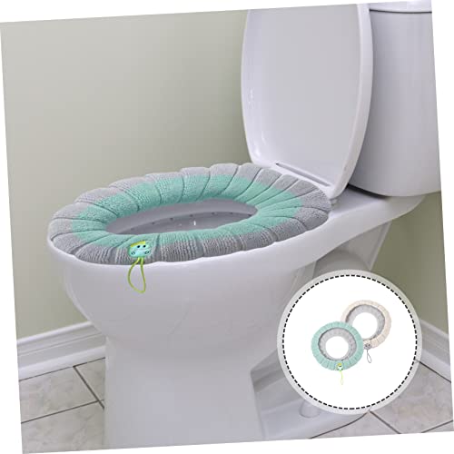 Healifty 2 Stück Toilettenvorleger Toilettensitzkissen Einweg-Sitzbezüge Für Toilette Beheiztes Sitzkissen Toilettendeckelbezüge Toilettensitzwärmer Waschbares Sitzkissen Badezimmer – Bild 6