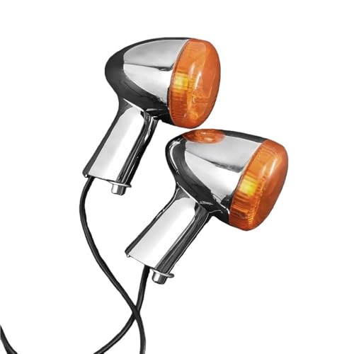 Clignotants arrière moto et feu orange chrome pour Sportster 1992-2022 XL1200