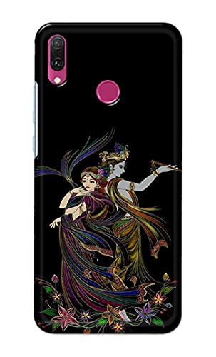 Image of Lord Radha and Krishna Hard Back Case Cover for Huawei Y6 (2019) / Huawei Y6 Prime (2019) Back Cover -(J5) VNS2223