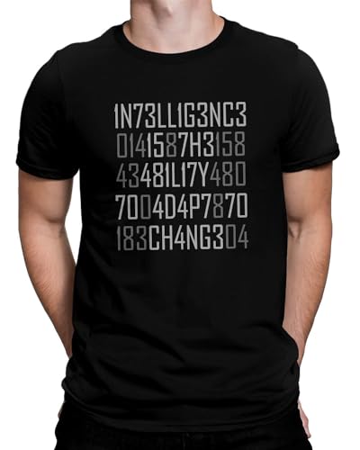 Camiseta Frase Inteligência É A Habilidade De Se Adaptar