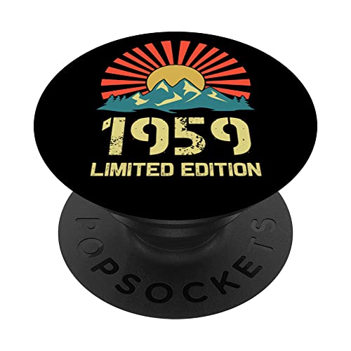 Born In 1959 Edición limitada 1959 cumpleaños Popsockets 1959 PopSockets PopGrip Intercambiable