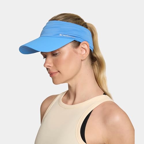 Image of MISSION Cooling Stretchy Visor - Unisex Visor Hat for Men and Women, No Slip Band, UPF 50 Sun Protection Visor