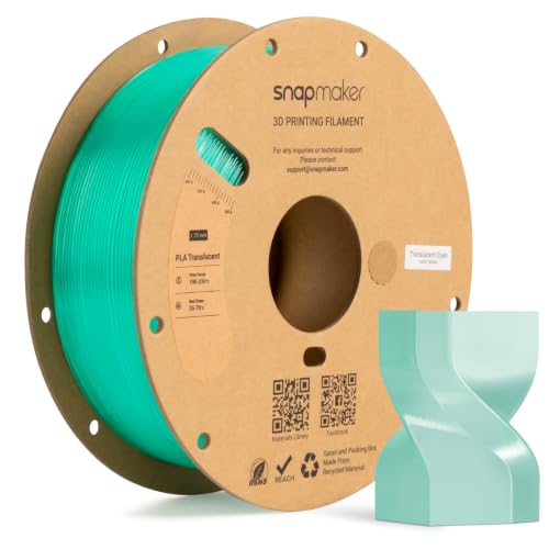 Image of Snapmaker PLA Translucent Filament 1.75mm, 3D Printer Filament 1kg(2.2lbs)